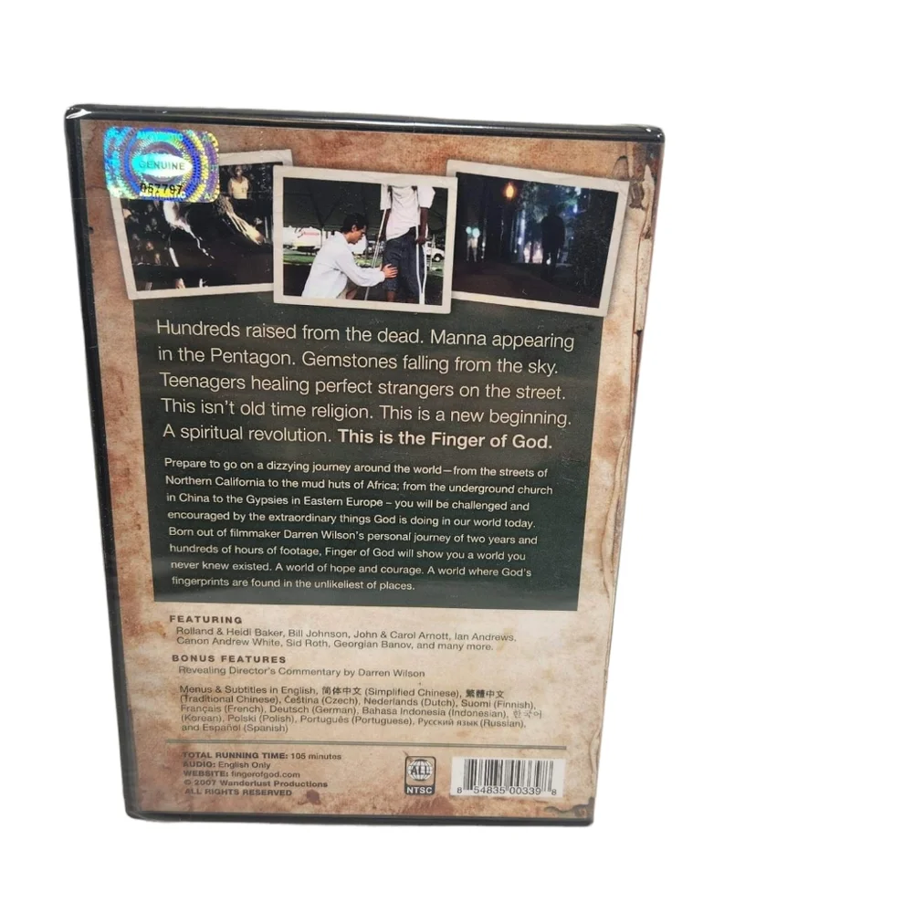 Finger Of God (DVD 2007) - BRAND NEW! Sealed Religion Religious Movie - Picture 2 of 3